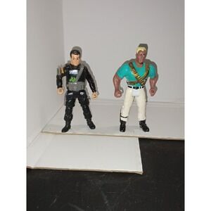 Vintage Demolition Man Sly Stallone Wesley Snipes Mattel Action Figure Lot 1993